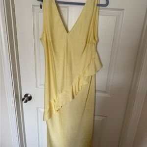 H&M Asymmetrical Yellow Dress
